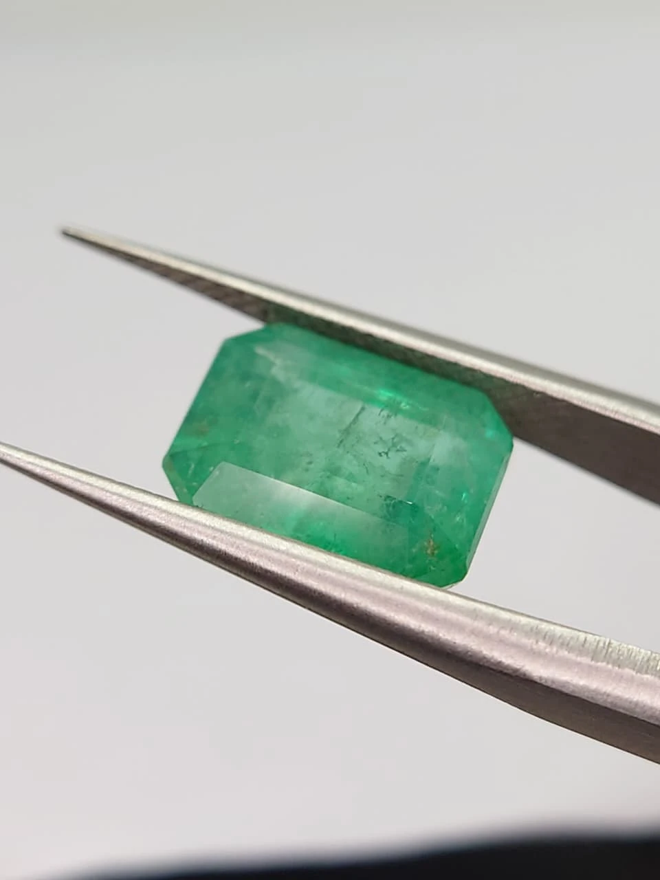 4ct Natural Octagon Cut Panjshir Emerald from Afghanistan