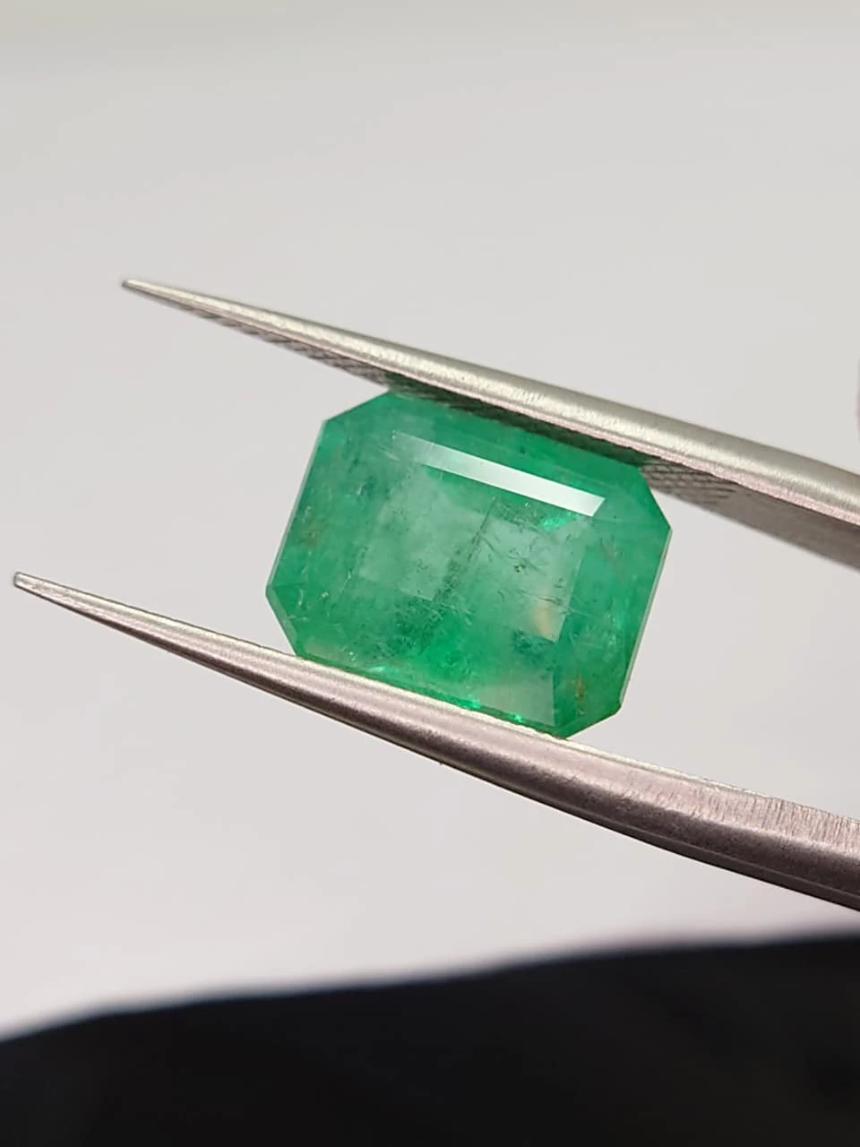4ct Natural Octagon Cut Panjshir Emerald from Afghanistan