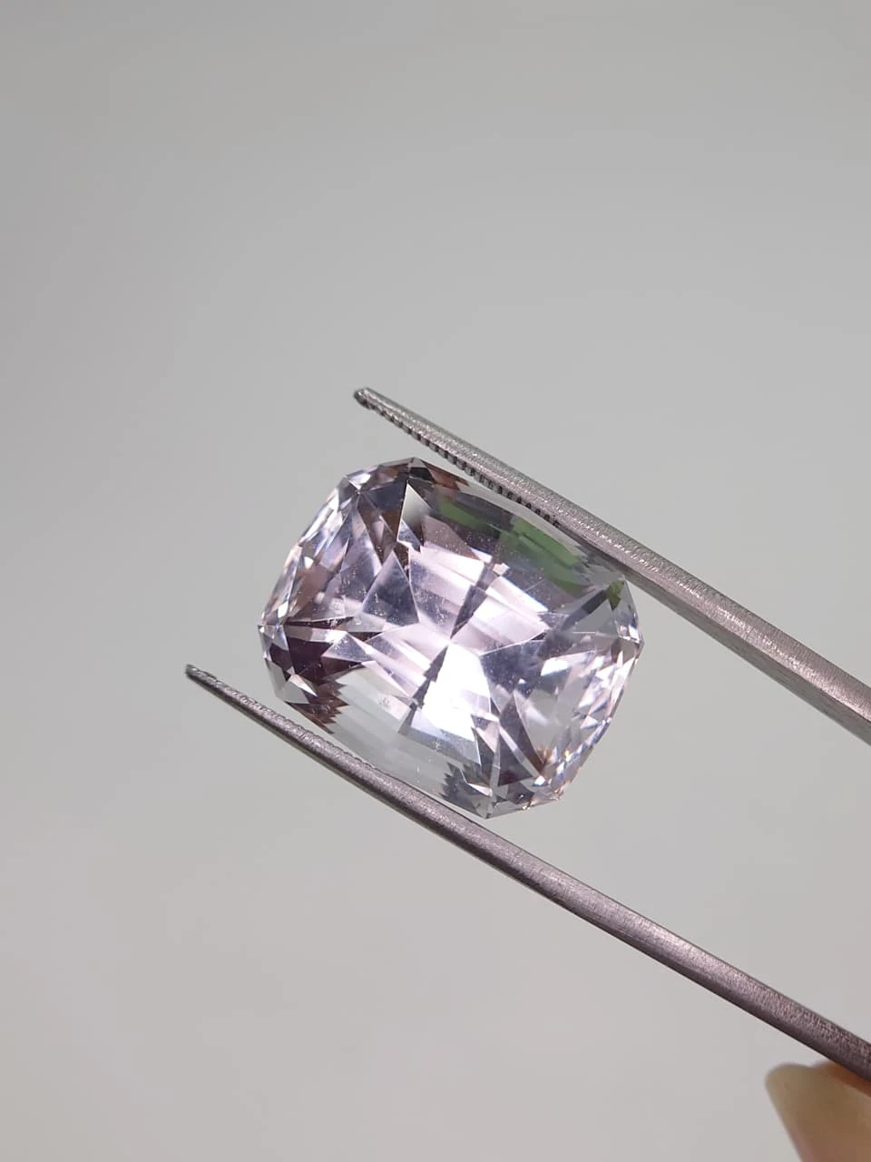 28.5ct Natural Morganite in Fancy Cut from Madagascar