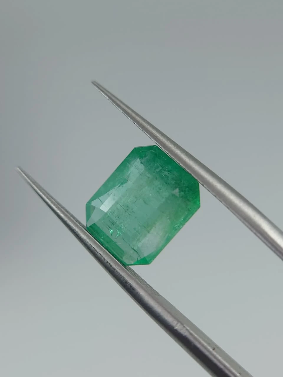 3.14ct Natural Octagon Cut Emerald from Afghanistan
