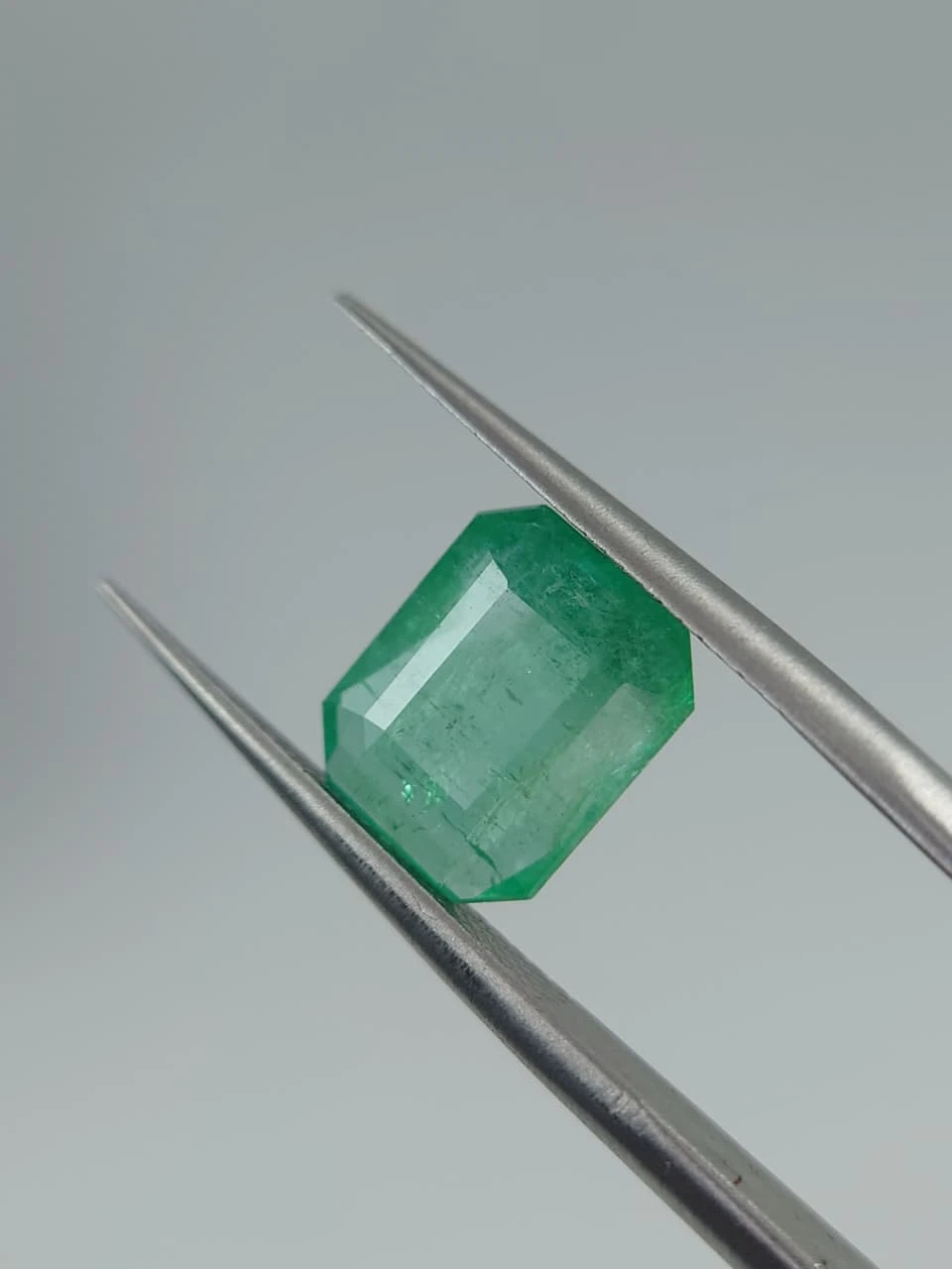3.14ct Natural Octagon Cut Emerald from Afghanistan