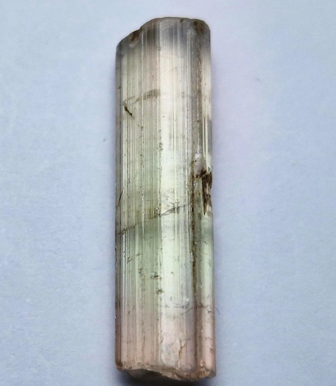 9.2ct Natural Bicolor Tourmaline Facet Grade from Afghanistan