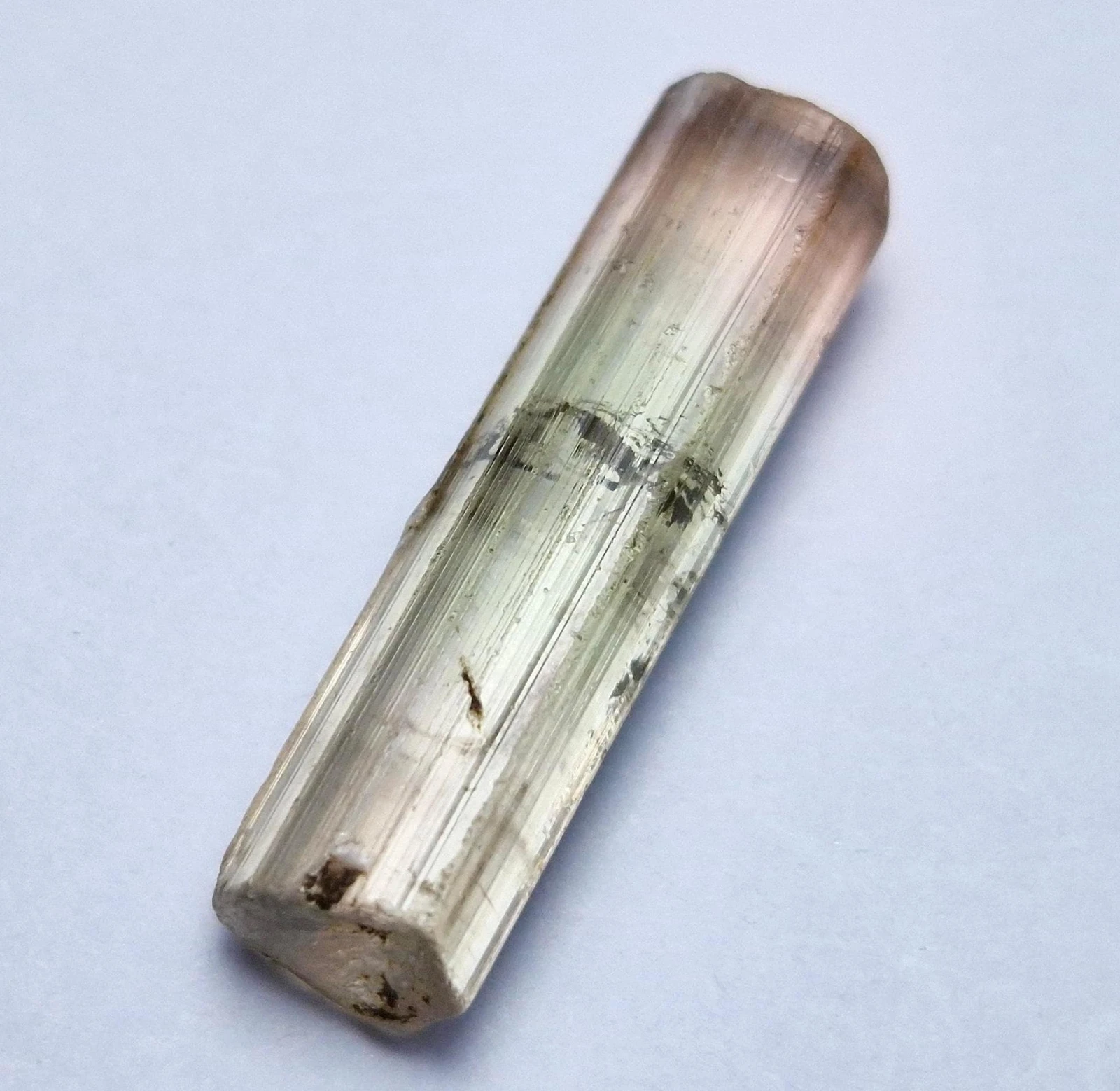 9.2ct Natural Bicolor Tourmaline Facet Grade from Afghanistan