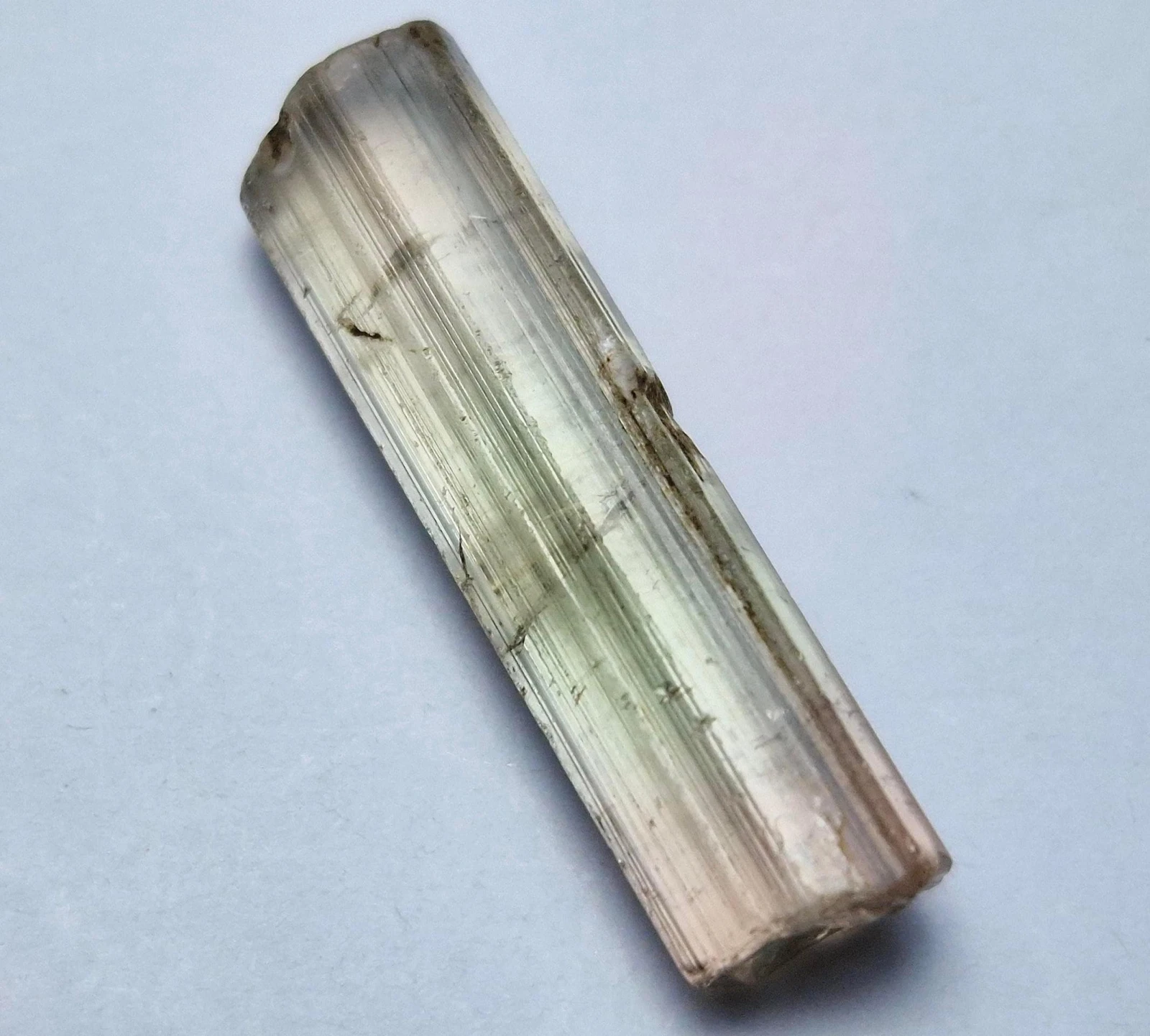 9.2ct Natural Bicolor Tourmaline Facet Grade from Afghanistan