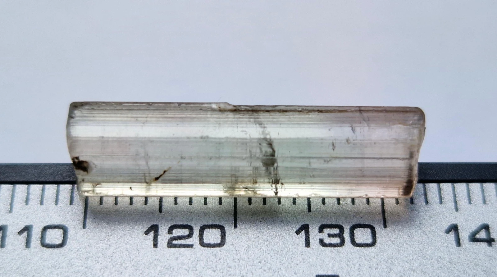 9.2ct Natural Bicolor Tourmaline Facet Grade from Afghanistan