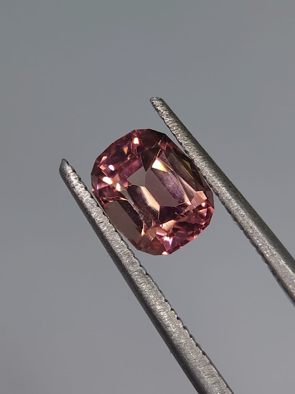 1.4ct Natural Peachy Pink Tourmaline Loose Gemstone from Afghanistan