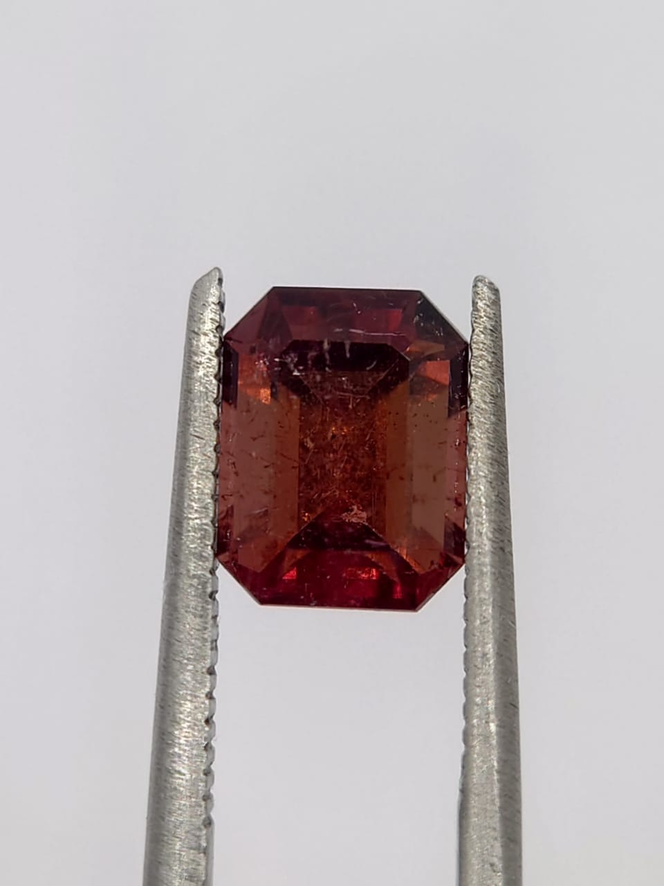 1.85ct Natural Rubellite Tourmaline Emerald Cut Loose Gemstone from Afghanistan