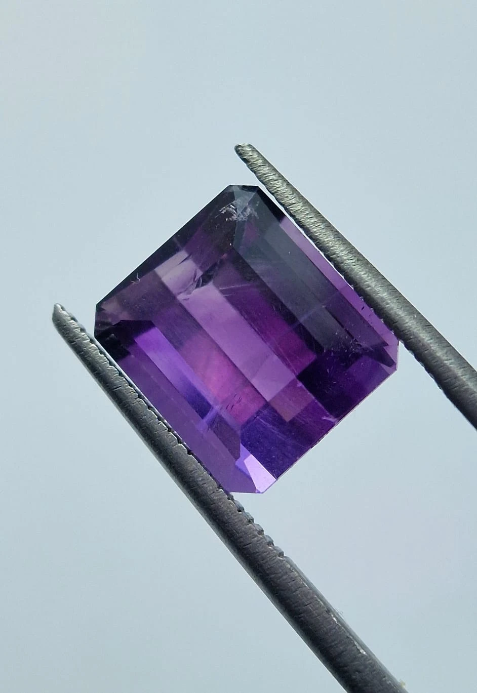 4.69ct Amethyst Radiant Cut Loose Gemstone from Nigeria