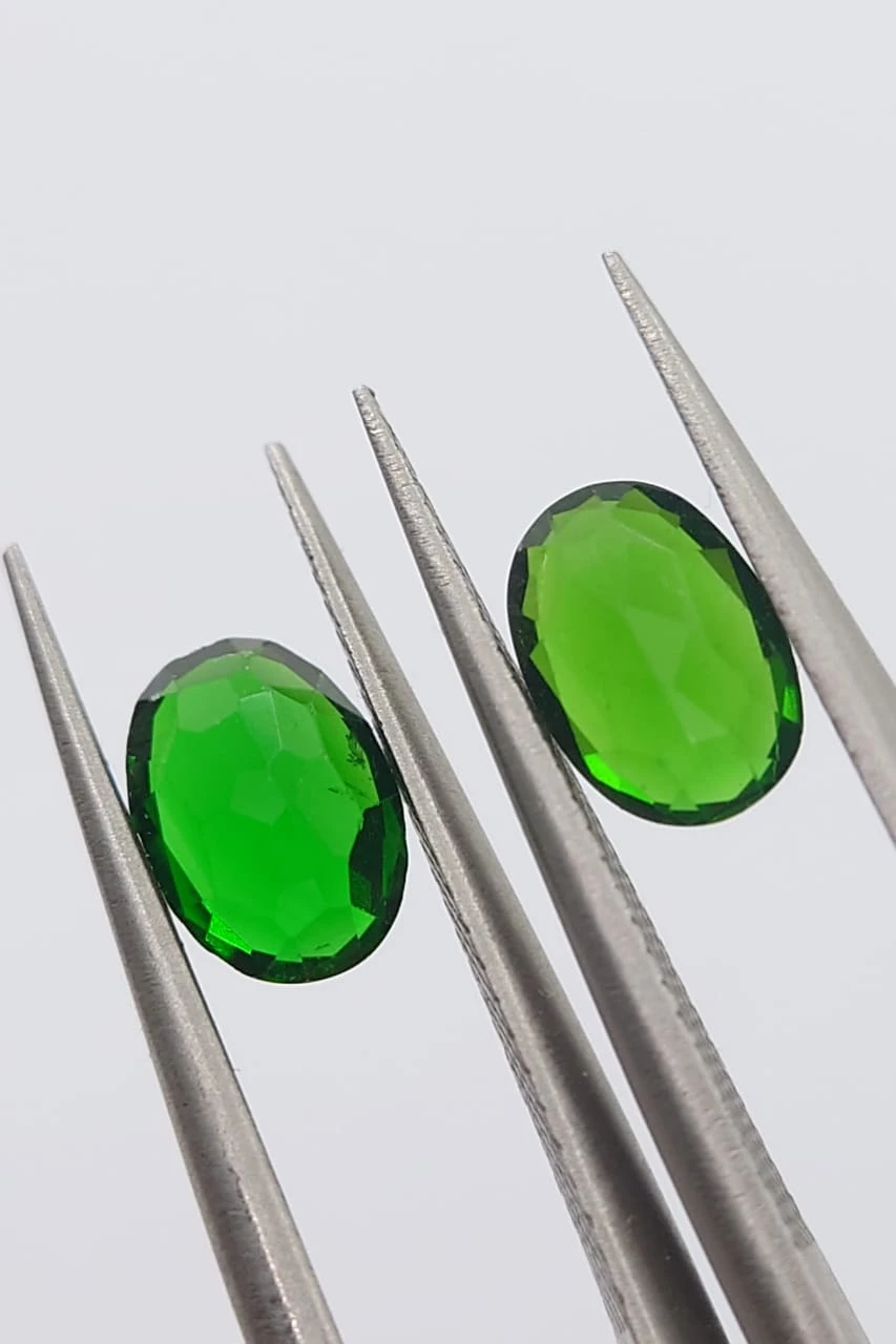 1.61ct Natural Green Chrome Diopside Oval Cut Loose Gemstone From Pakistan