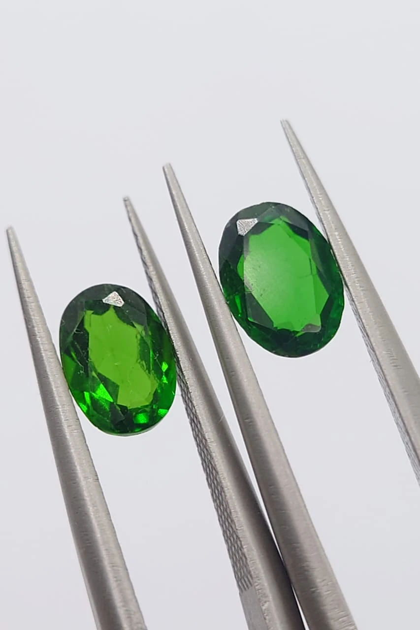 1.61ct Natural Green Chrome Diopside Oval Cut Loose Gemstone From Pakistan