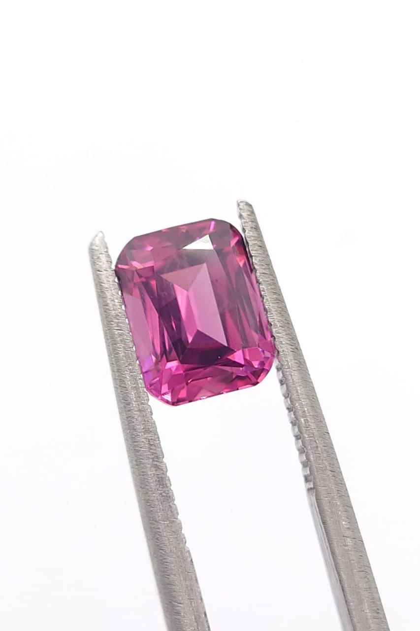 1.96ct Stunning Malaya Garnet Cushion Cut Loose Gemstone From Tanzania