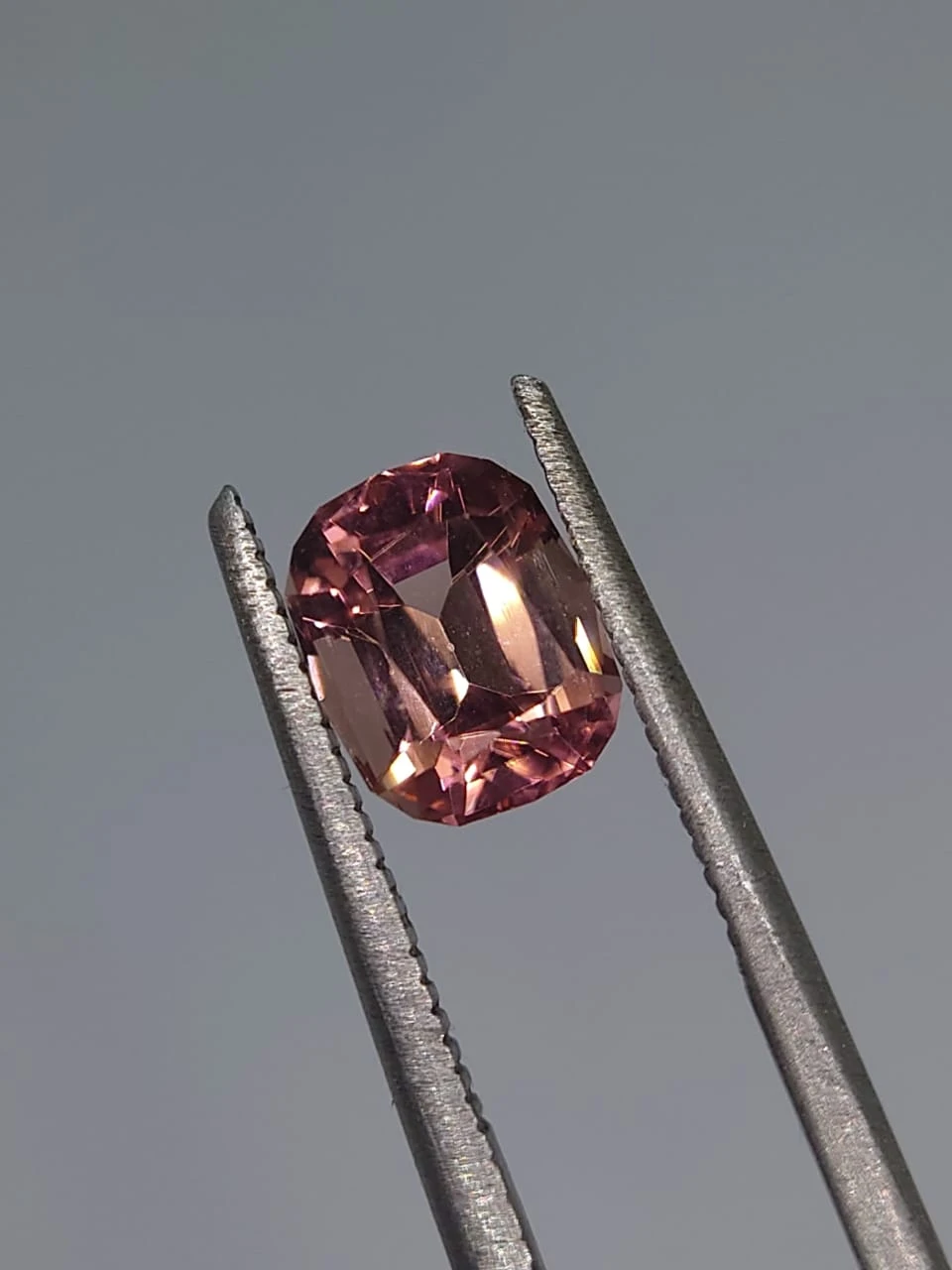 1.4ct Natural Peachy Pink Tourmaline Loose Gemstone from Afghanistan