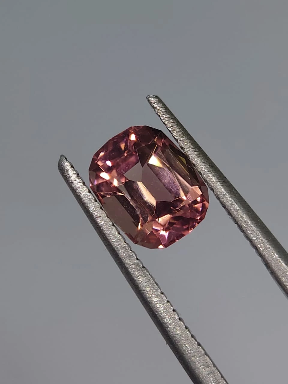 1.4ct Natural Peachy Pink Tourmaline Loose Gemstone from Afghanistan