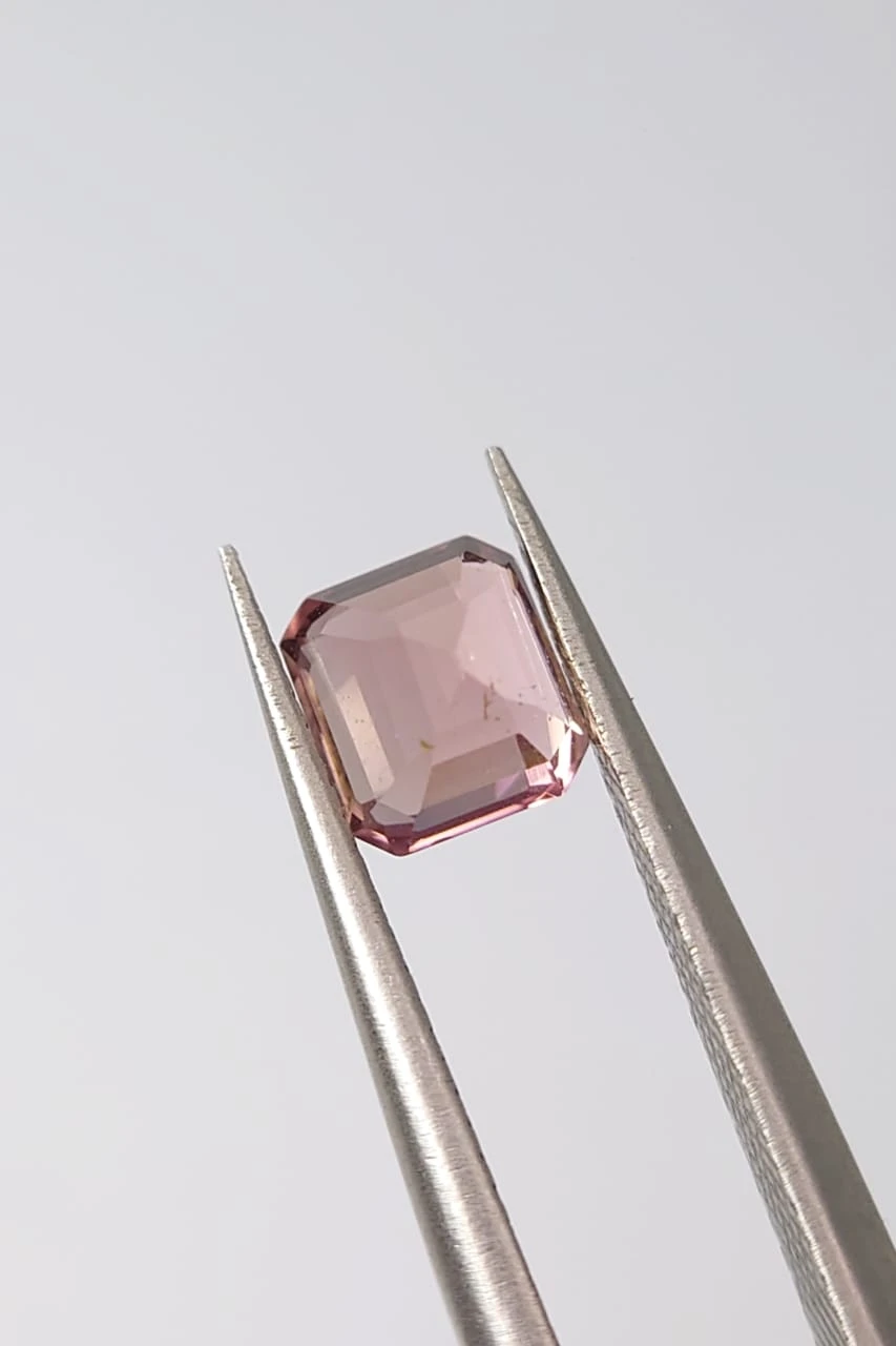 0.9ct Natural Tourmaline Emerald Cut Loose Gemstone From Afghaistan