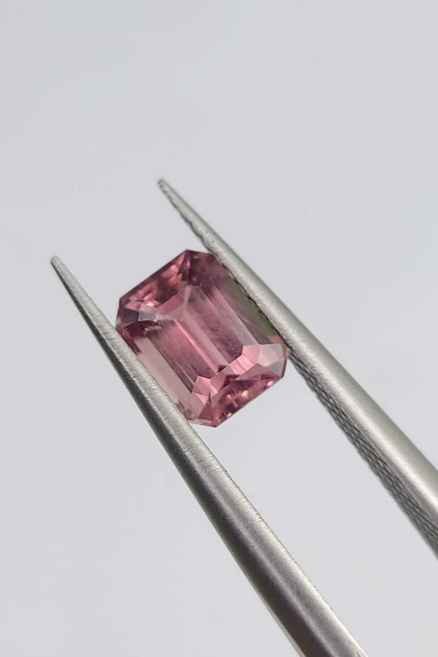 0.75ct Natural Tourmaline Emerald Cut Loose Gemstone from Afghanistan