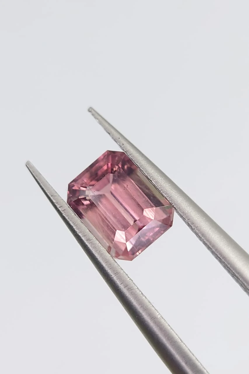 0.75ct Natural Tourmaline Emerald Cut Loose Gemstone from Afghanistan