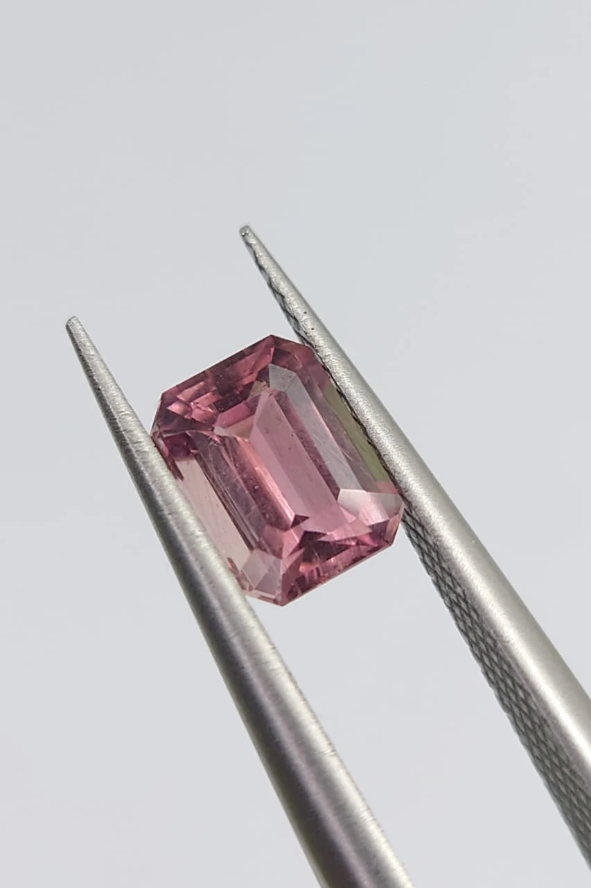 0.75ct Natural Tourmaline Emerald Cut Loose Gemstone from Afghanistan