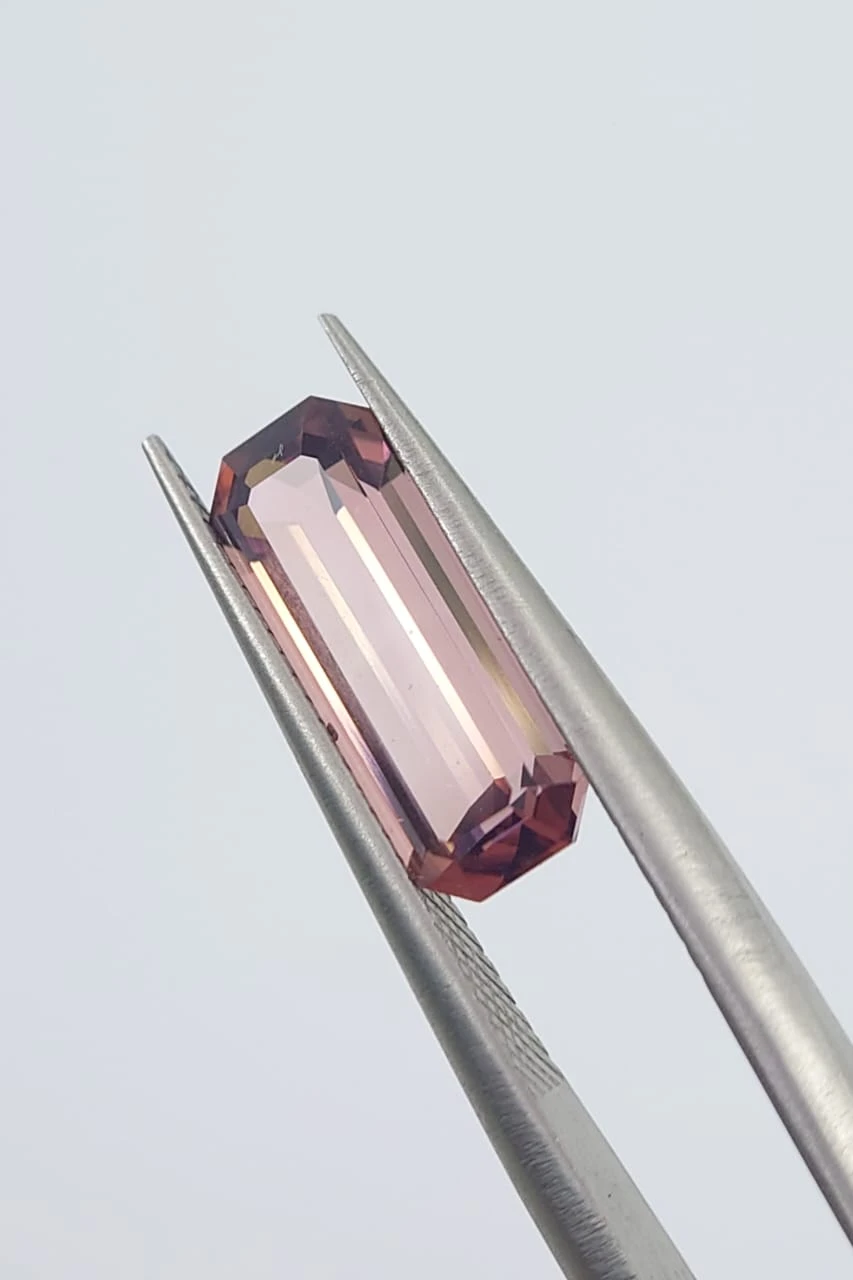 2.12ct Natural Tourmaline Emerald Cut Loose Gemstone From Afghanistan
