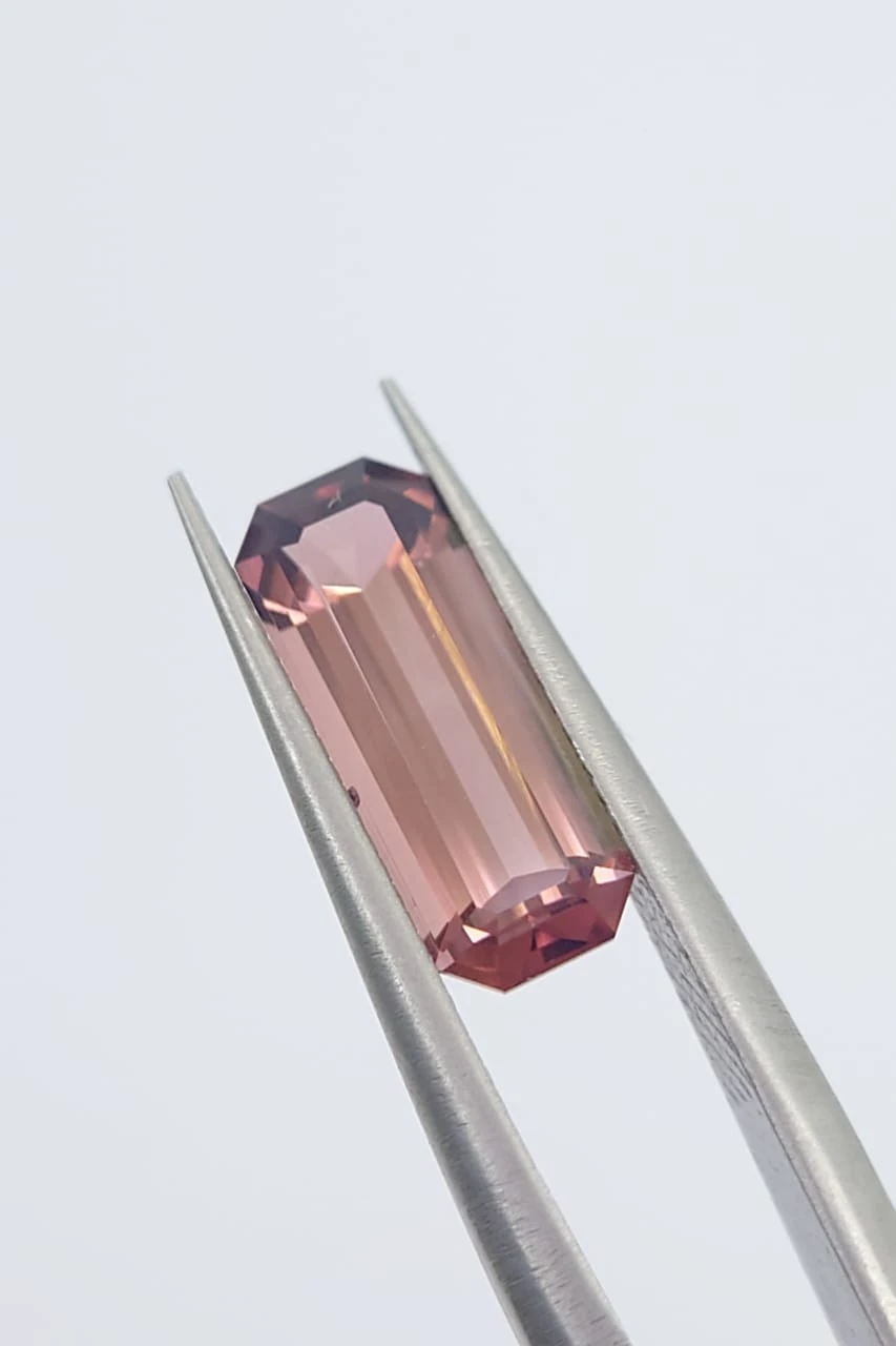 2.12ct Natural Tourmaline Emerald Cut Loose Gemstone From Afghanistan