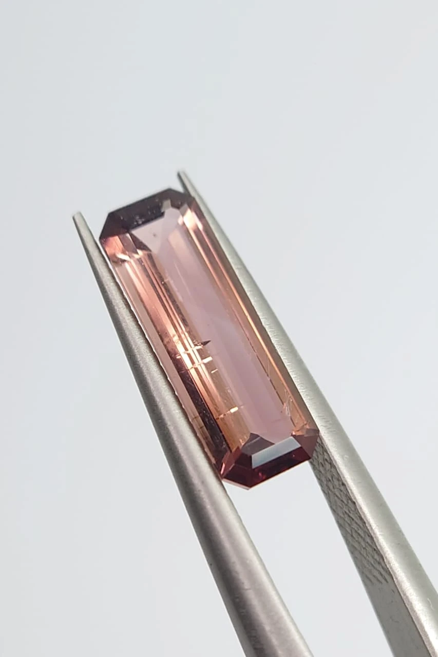 4.4ct Natural Tourmaline Emerald Cut Loose Gemstone From Afghanistan