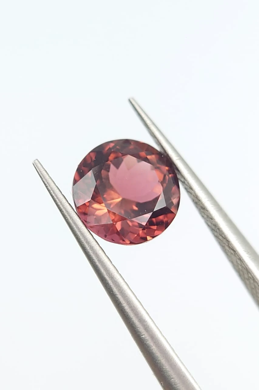 1.15ct Natural Tourmaline Round Cut Loose Gemstone from Afghanistan
