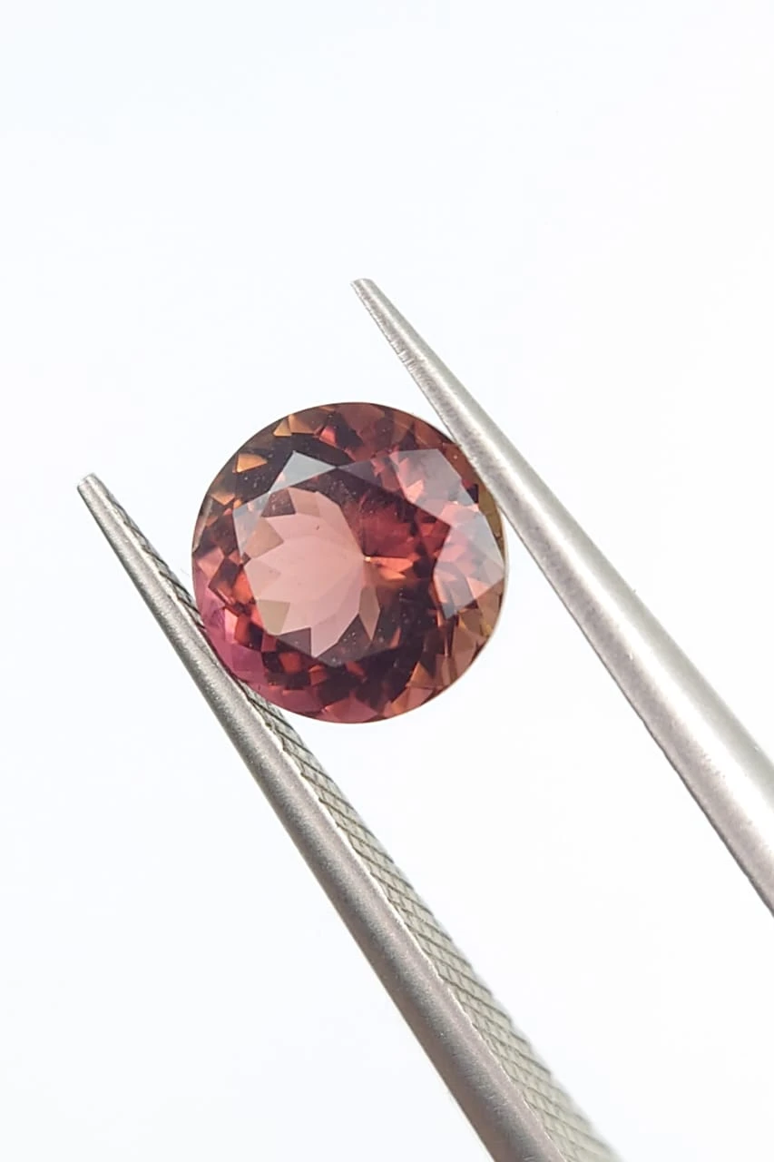 1.15ct Natural Tourmaline Round Cut Loose Gemstone from Afghanistan