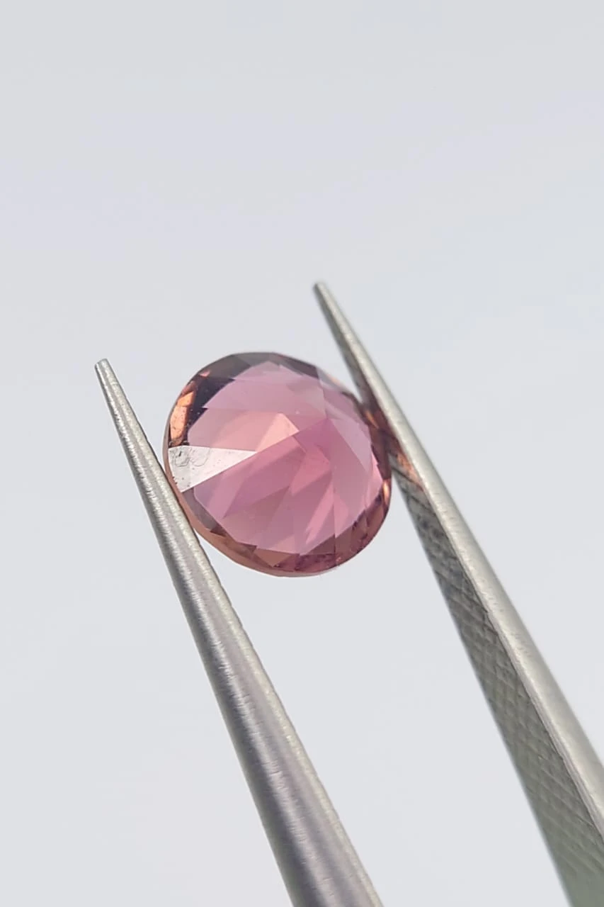1.14ct Natural Tourmaline Round Cut Loose Gemstone From Afghanistan