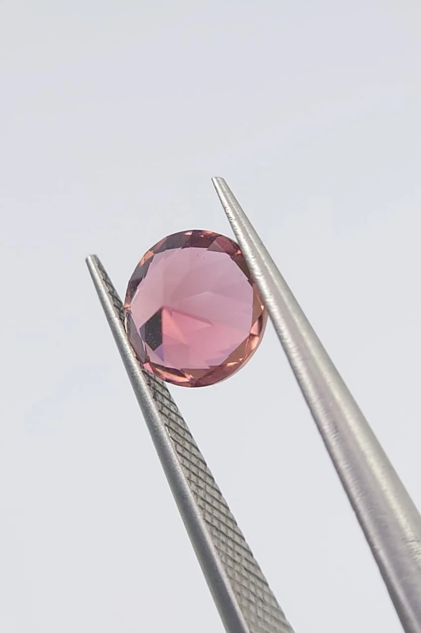 1.14ct Natural Tourmaline Round Cut Loose Gemstone From Afghanistan