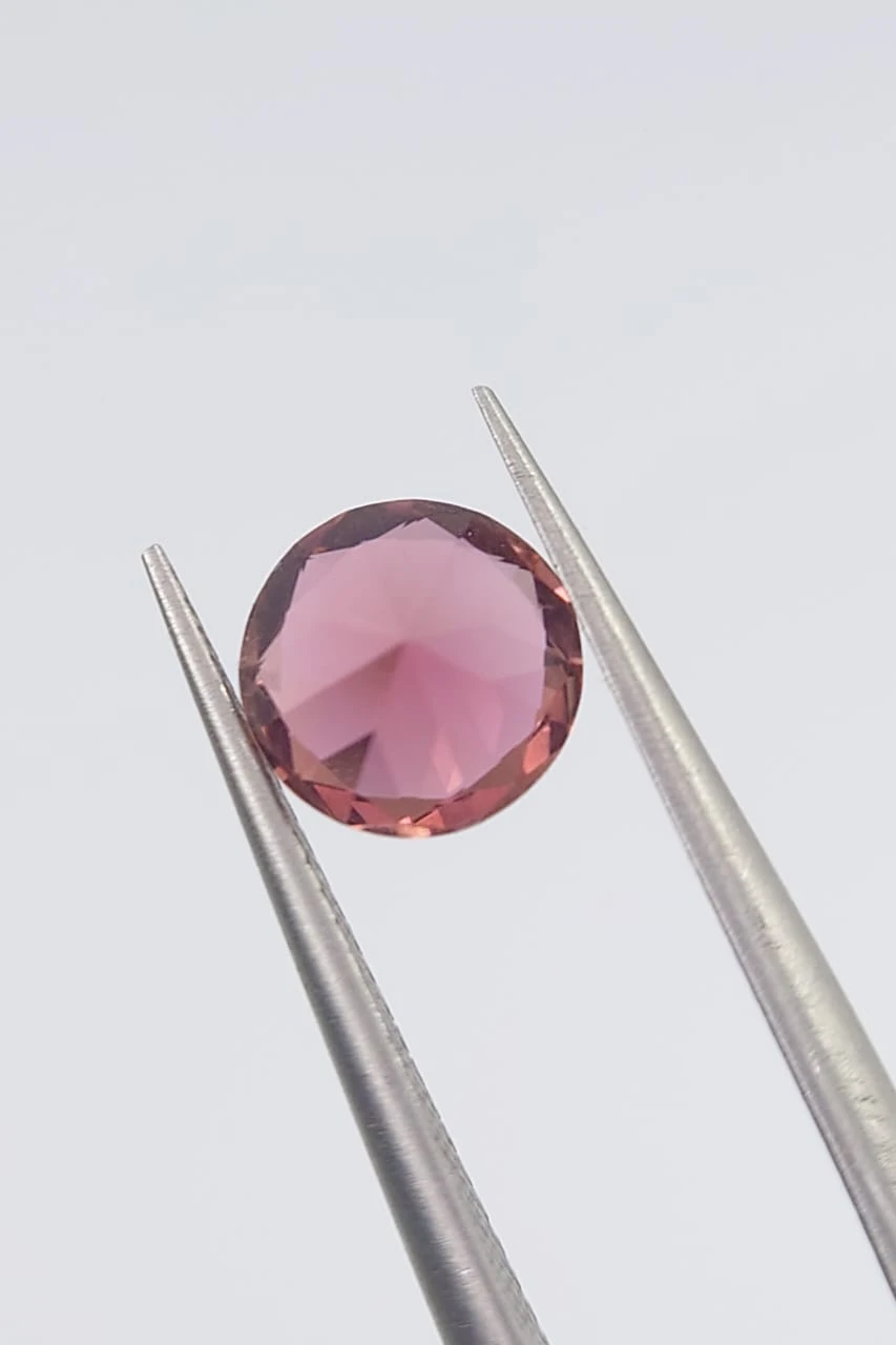 1.14ct Natural Tourmaline Round Cut Loose Gemstone From Afghanistan