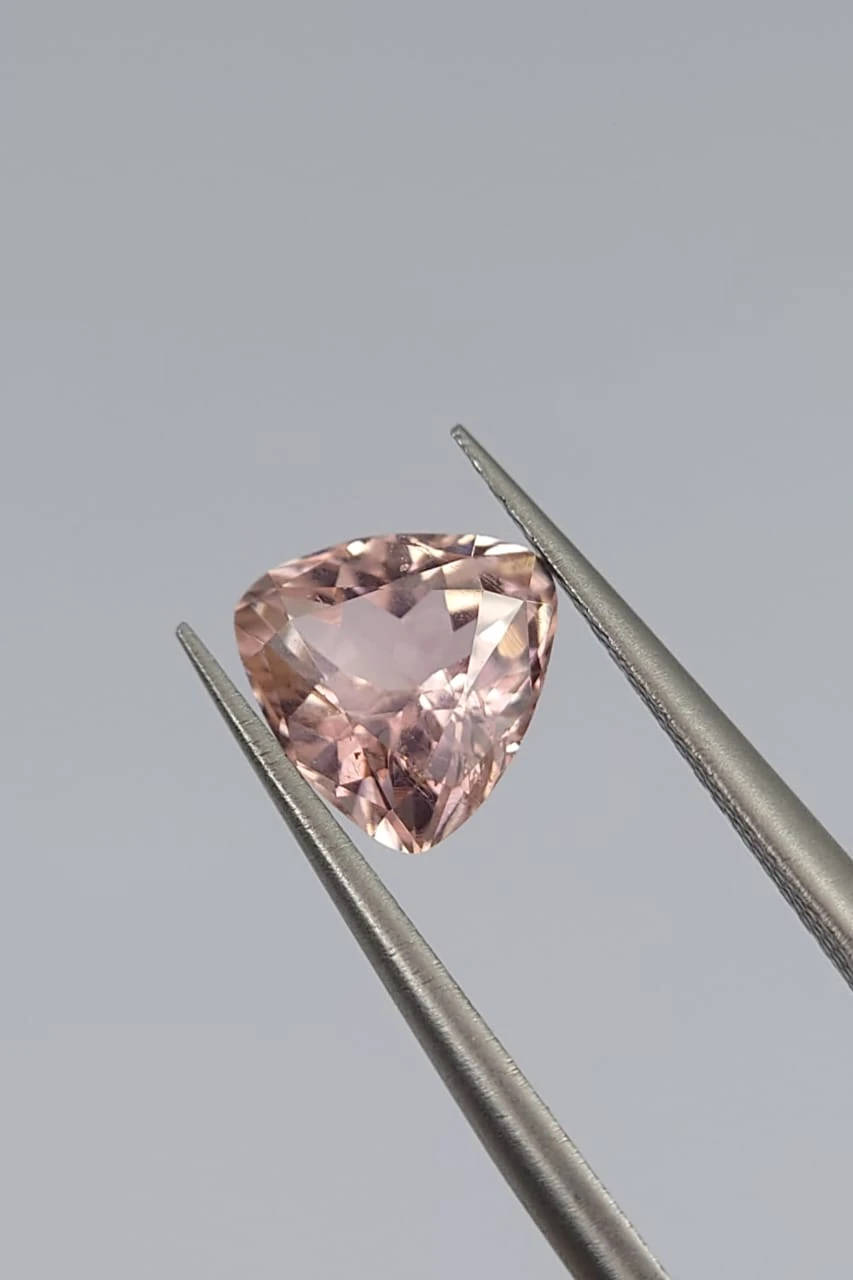 1.4ct Natural Tourmaline Triangular Cut From Afghanistan
