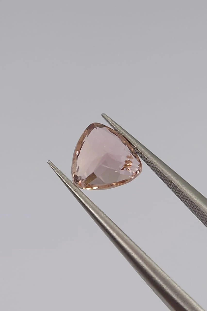 1.4ct Natural Tourmaline Triangular Cut From Afghanistan