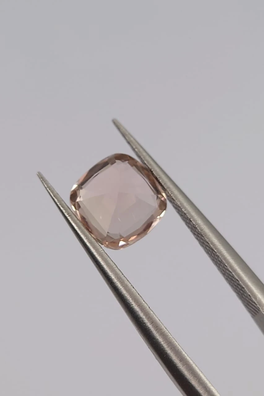 1.4ct Natural Tourmaline Cushion Cut From Afghanistan