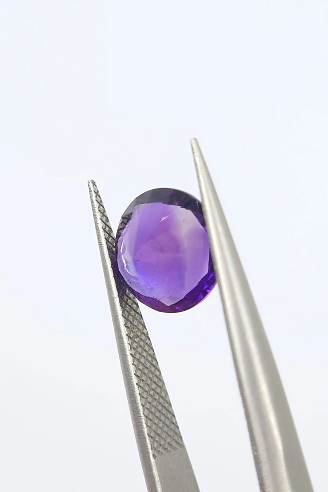 1.7ct Amethyst Round Cut Loose Gemstone From Nigeria