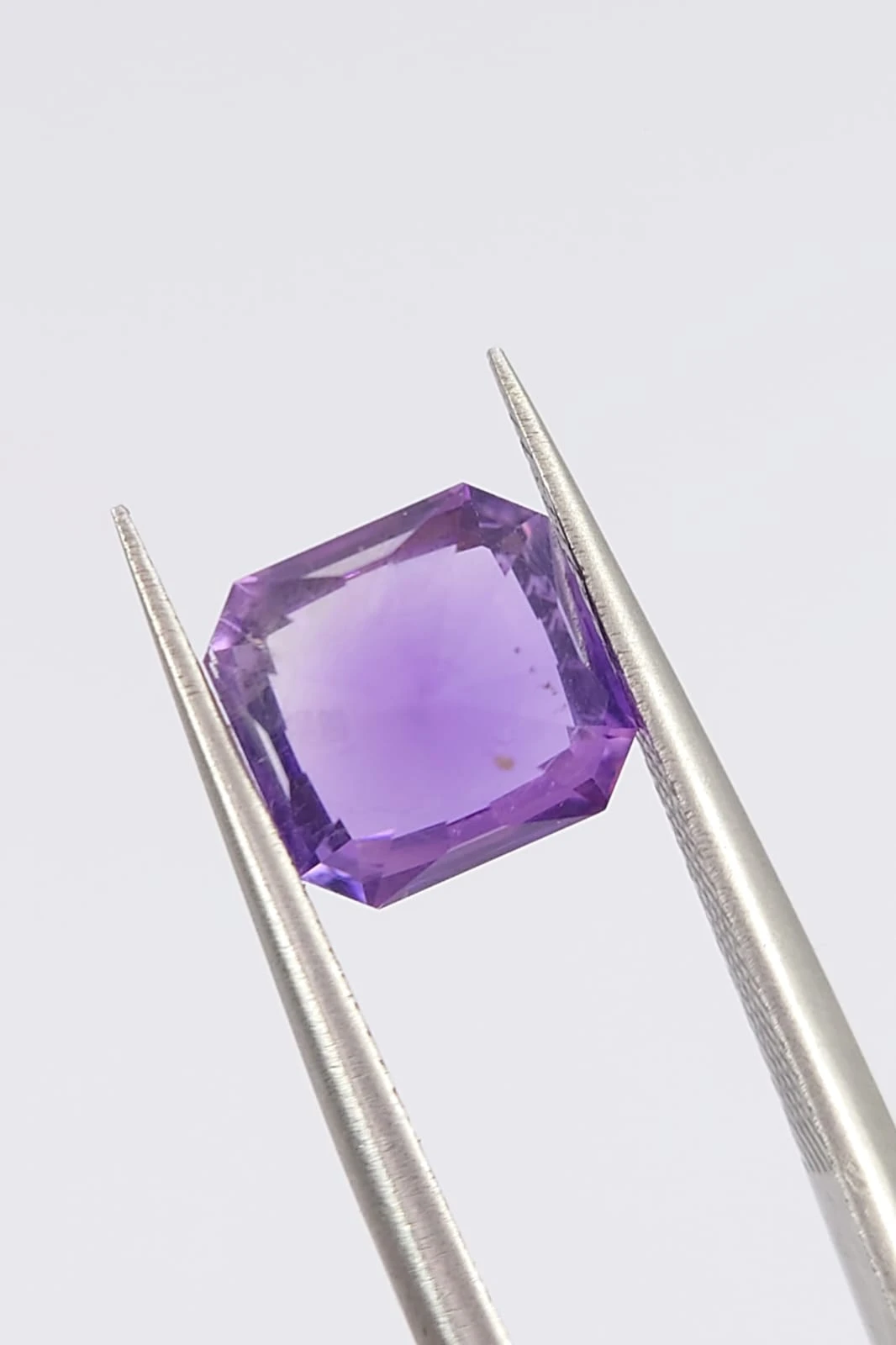 2.2ct Amethyst Emerald Cut Loose Gemstone From Nigeria