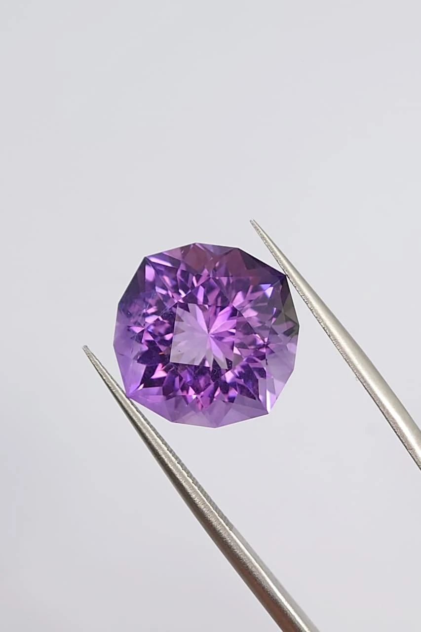 10.6ct Natural Amethyst Fancy Cut Loose Gemstone From Nigeria