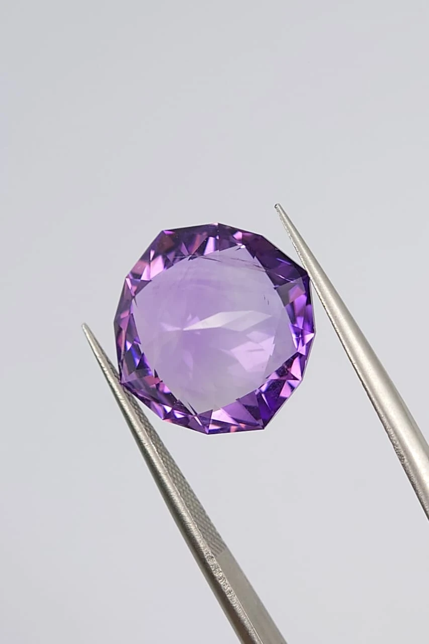 10.6ct Natural Amethyst Fancy Cut Loose Gemstone From Nigeria