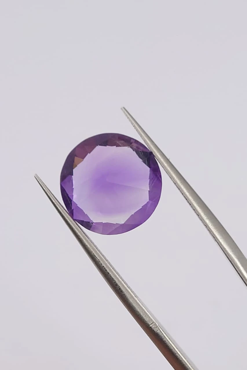 4.85ct Natural Amethyst Emerald Cut loose Gemstone From Nigeria