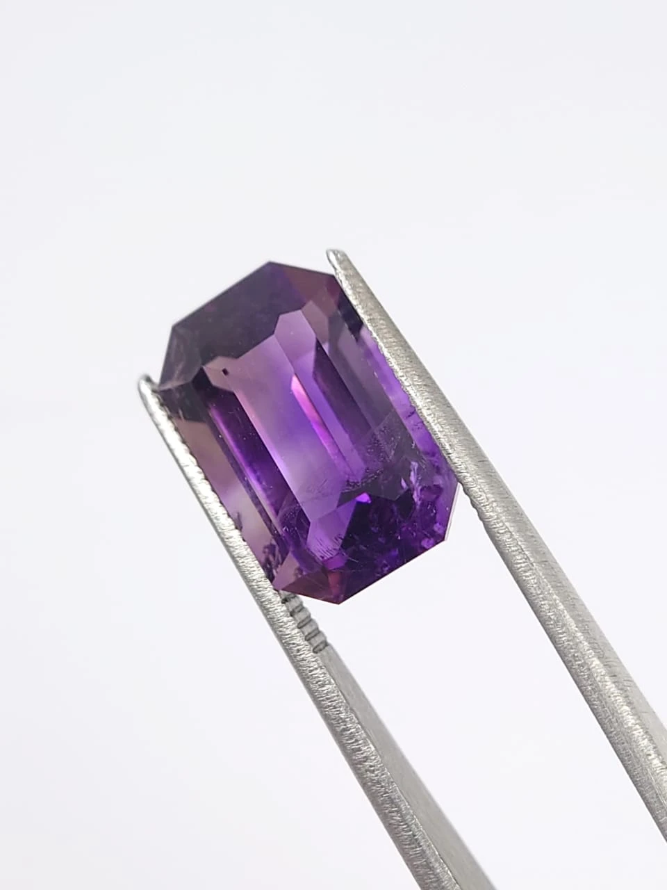 6.25ct Natural Amethyst Emerald Cut loose Gemstone From Nigeria