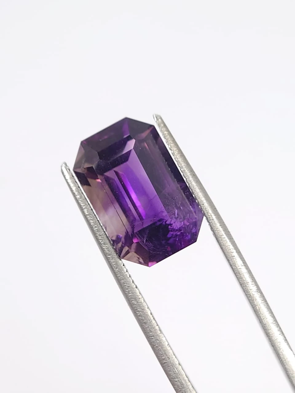 6.25ct Natural Amethyst Emerald Cut loose Gemstone From Nigeria