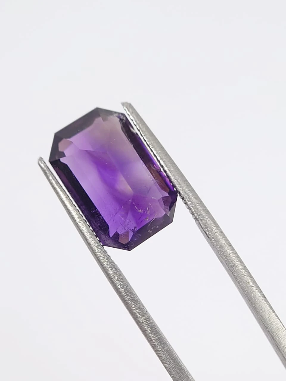 6.25ct Natural Amethyst Emerald Cut loose Gemstone From Nigeria