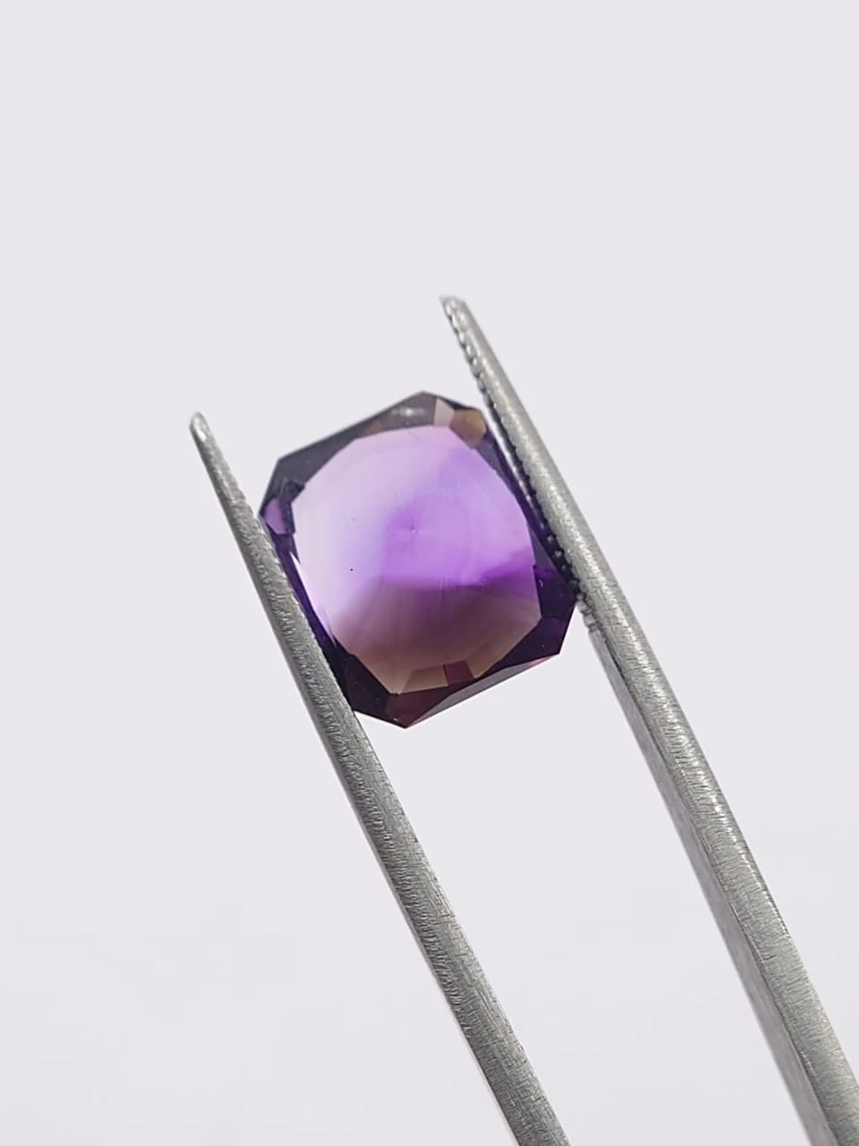 4.75ct Amethyst Square Cut Loose Gemstone From Nigeria