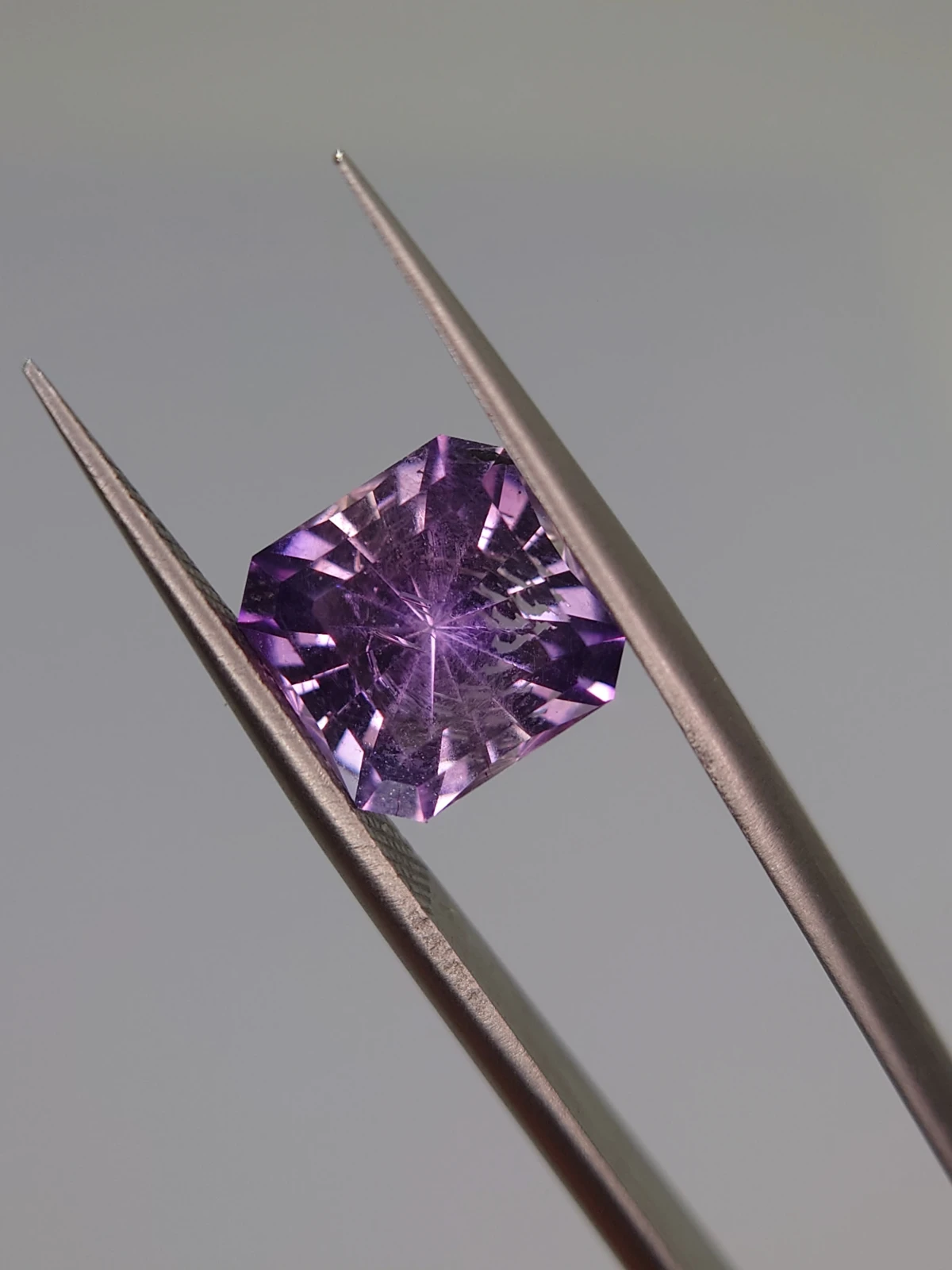 3ct Amethyst Radiant Cut Loose Gemstone From Nigeria