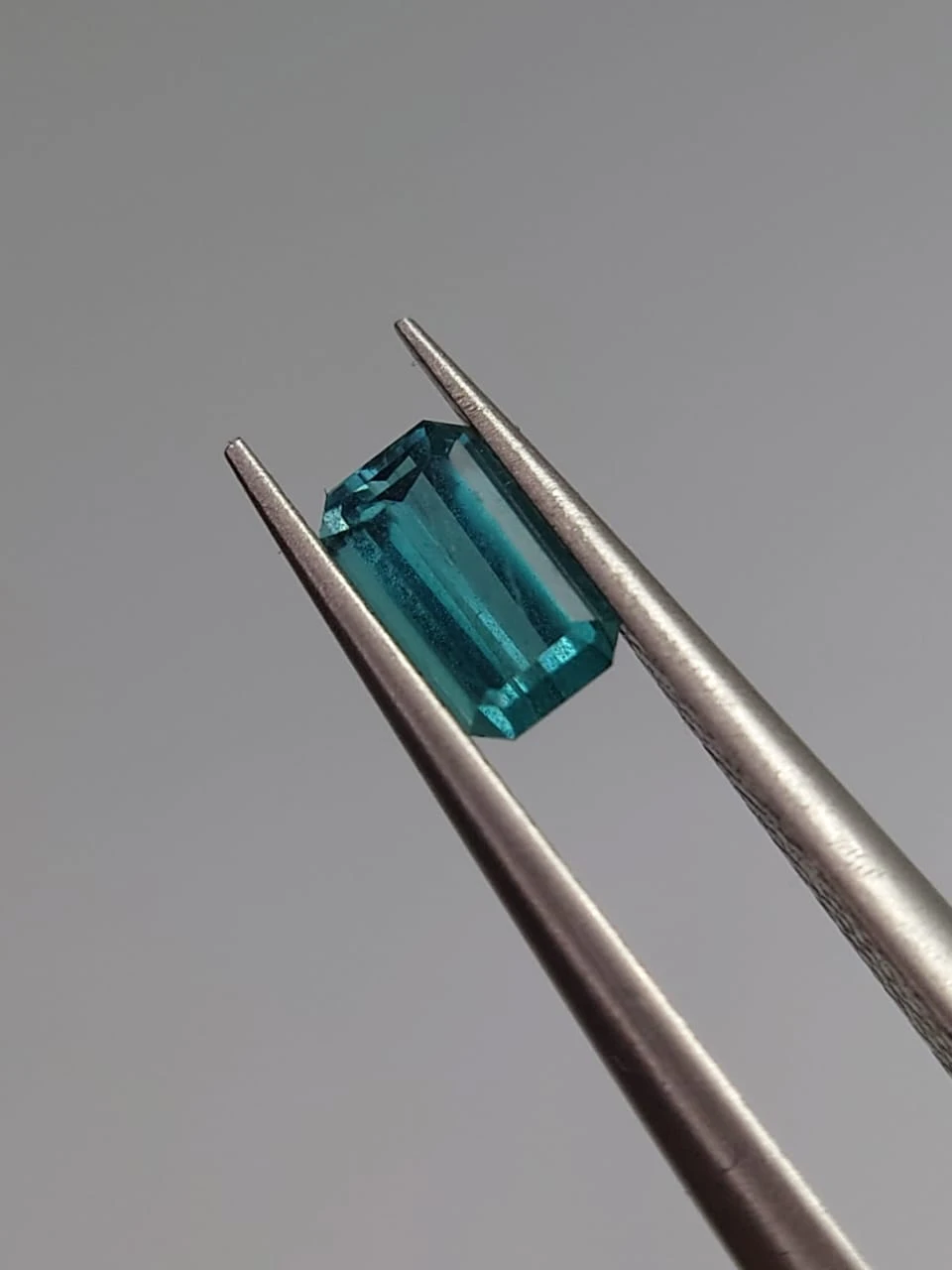 0.37ct Natural Blue Tourmaline Emerald Cut Loose Gemstone from Afghanistan