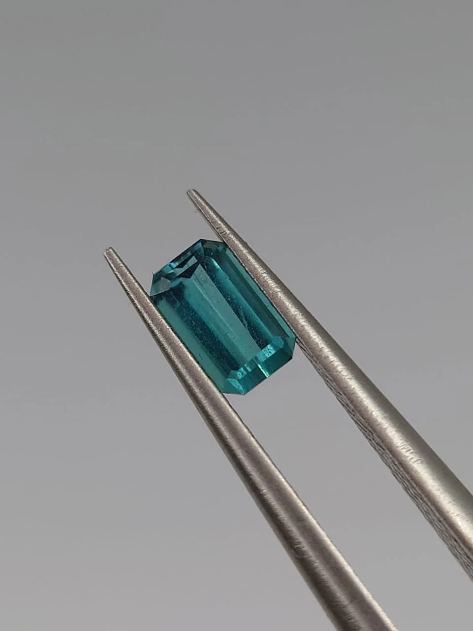 0.37ct Natural Blue Tourmaline Emerald Cut Loose Gemstone from Afghanistan