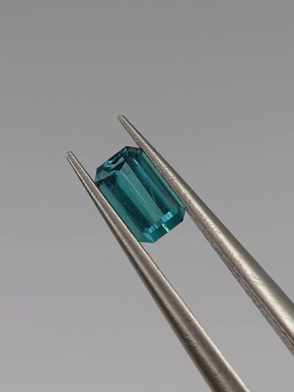 0.37ct Natural Blue Tourmaline Emerald Cut Loose Gemstone from Afghanistan