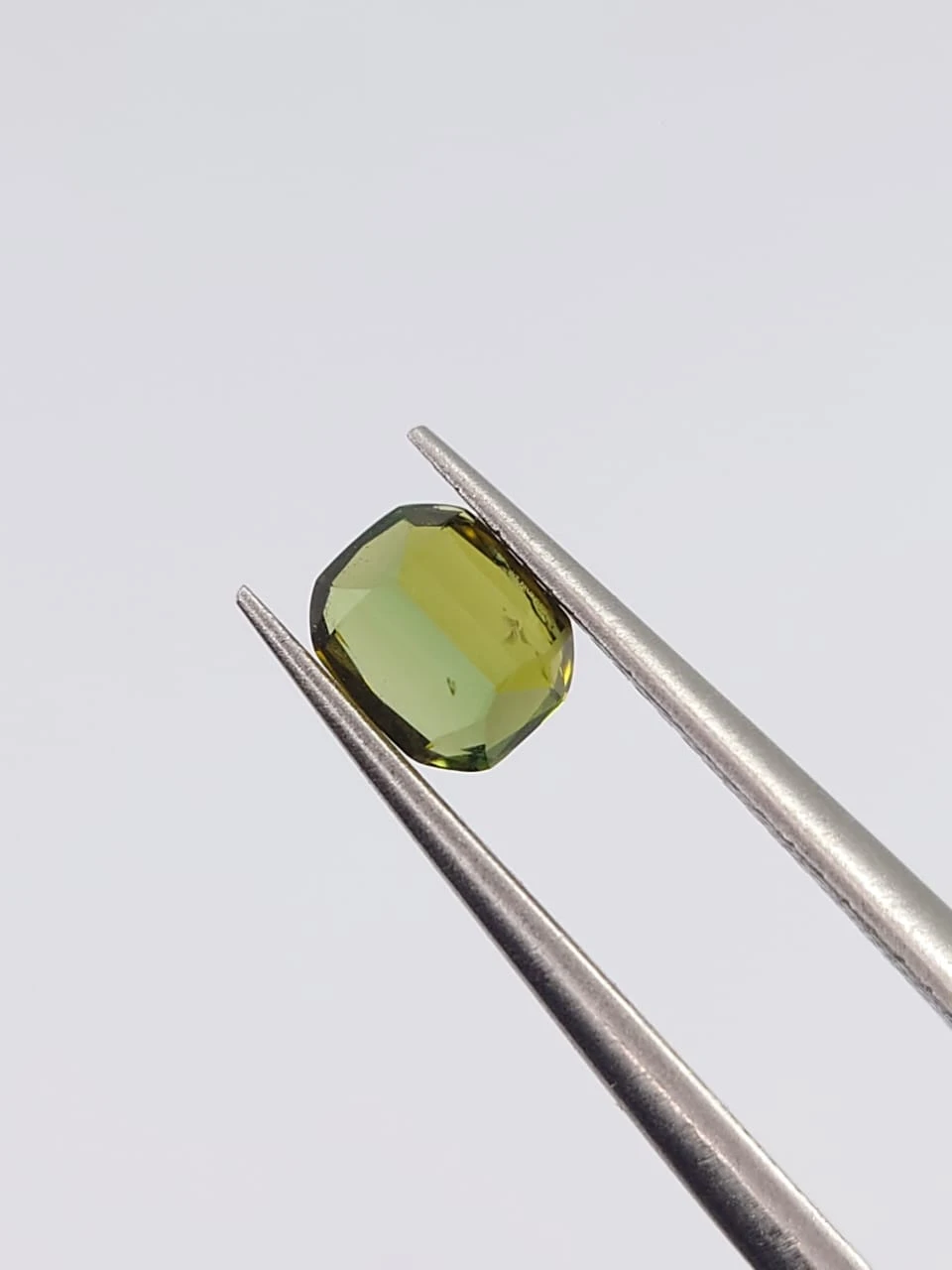 0.46ct Natural Olive Green Tourmaline Cushion Cut Loose Gemstone from Afghanistan