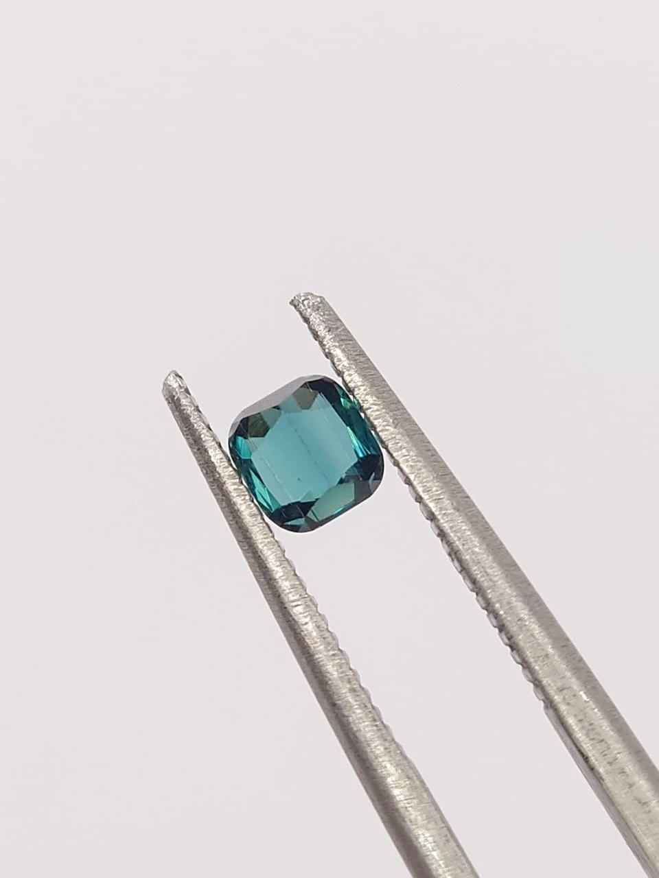 0.35ct Natural Indicolite Tourmaline Cushion Cut Loose Gemstone from Afghanistan