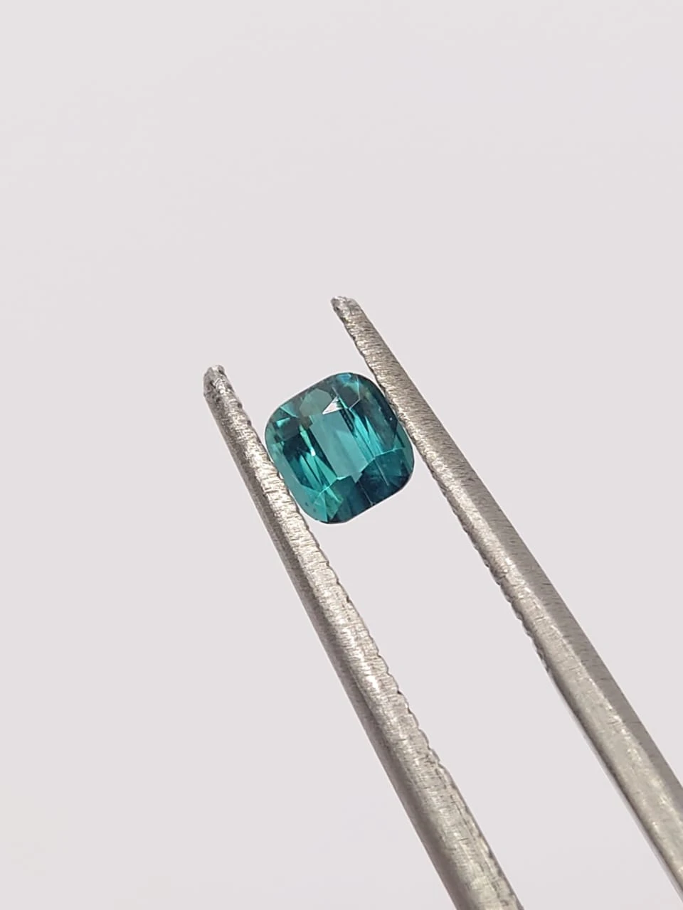 0.35ct Natural Indicolite Tourmaline Cushion Cut Loose Gemstone from Afghanistan