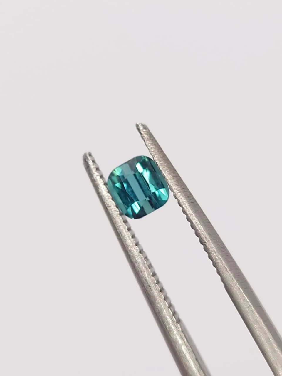 0.35ct Natural Indicolite Tourmaline Cushion Cut Loose Gemstone from Afghanistan