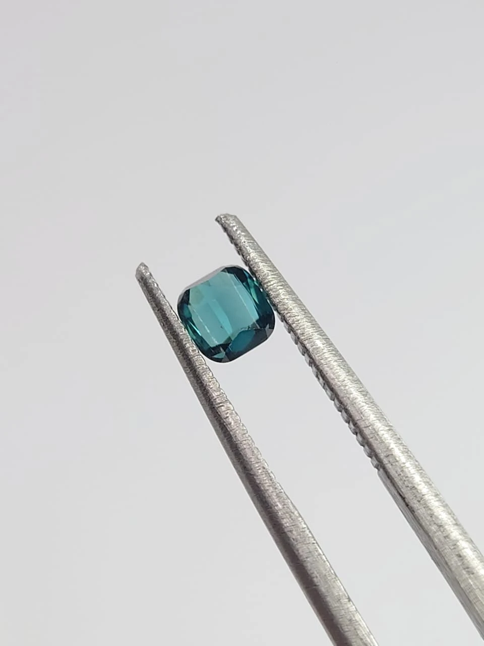 0.35ct Natural Indicolite Tourmaline Cushion Cut Loose Gemstone from Afghanistan